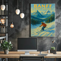 Banff Lake Louise Ski Adventure Poster
