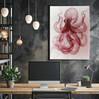 The Artful Octopus Wall Art Poster Print for Home Decor PosterGoat