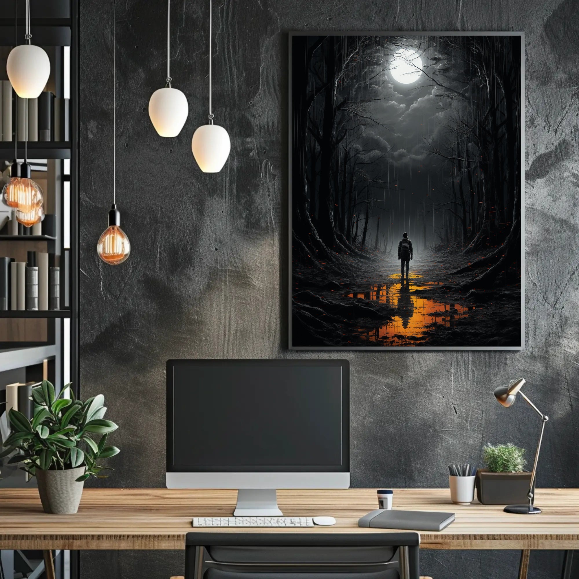 Moonlit Journey Poster