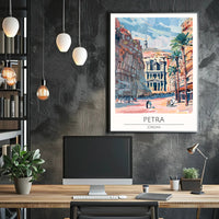 Petra, Jordan Poster PosterGoat