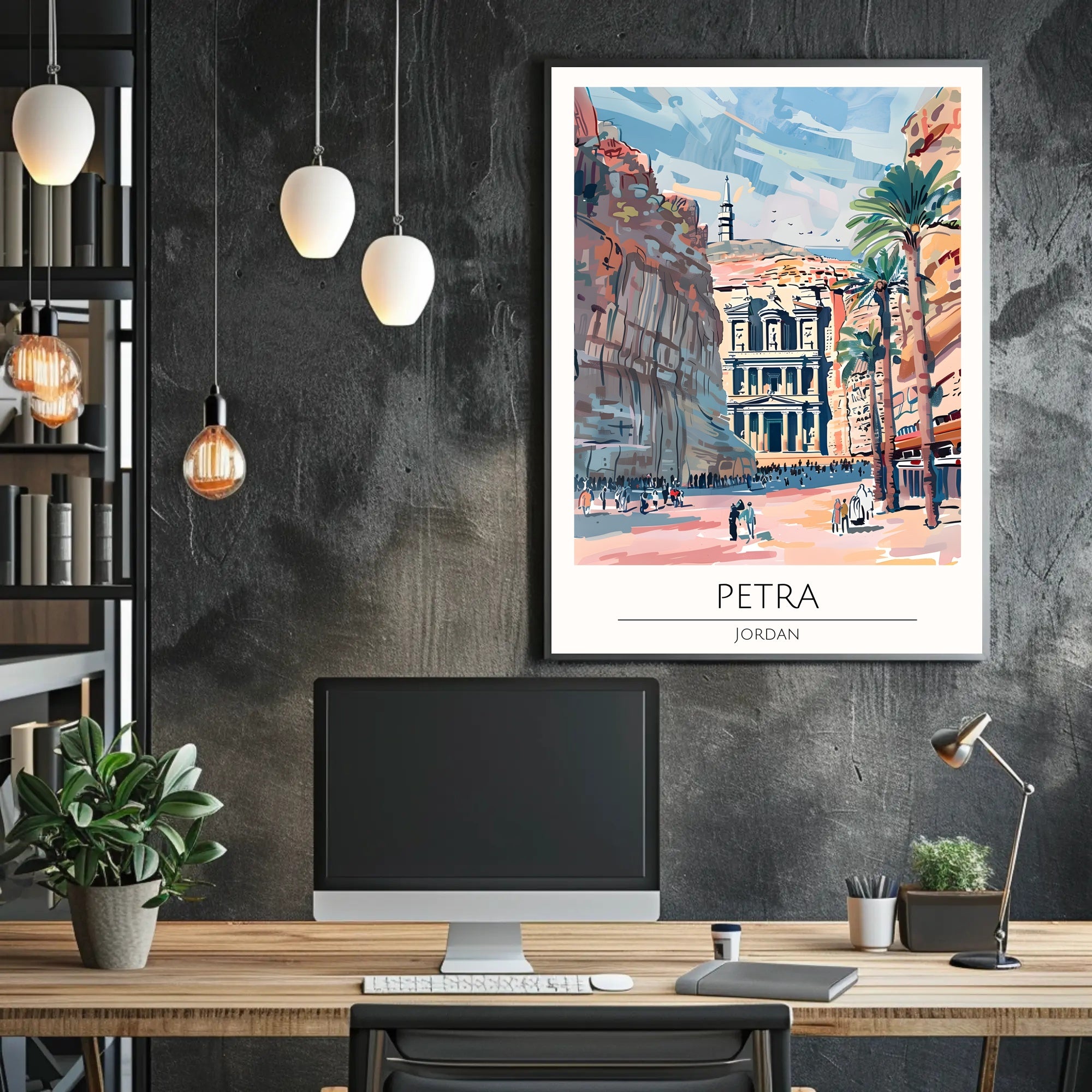 Petra, Jordan Poster PosterGoat