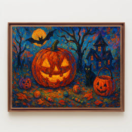 Halloween Night Fantasy Gothic Poster