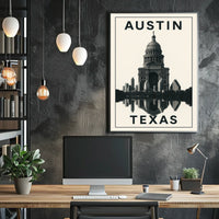 Austin, Texas Skyline Poster