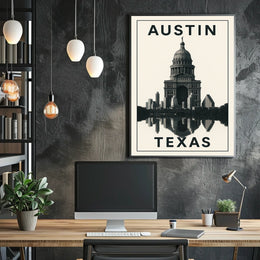 Austin, Texas Skyline Poster