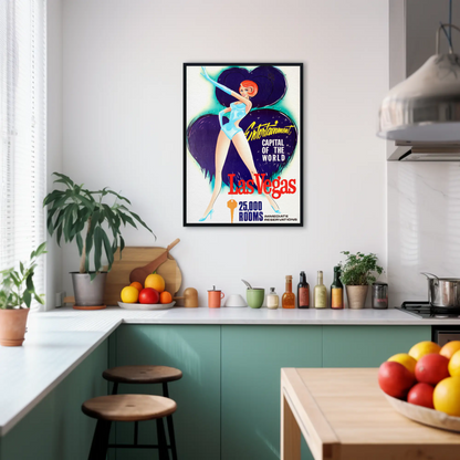 Las Vegas Entertainment Capital Vintage Poster