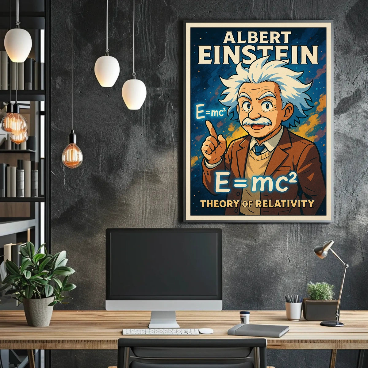 Albert Einstein Theory Of Relativity Poster