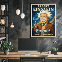 Albert Einstein Theory Of Relativity Poster