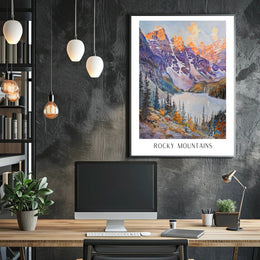 Rocky Mountains Poster PosterGoat