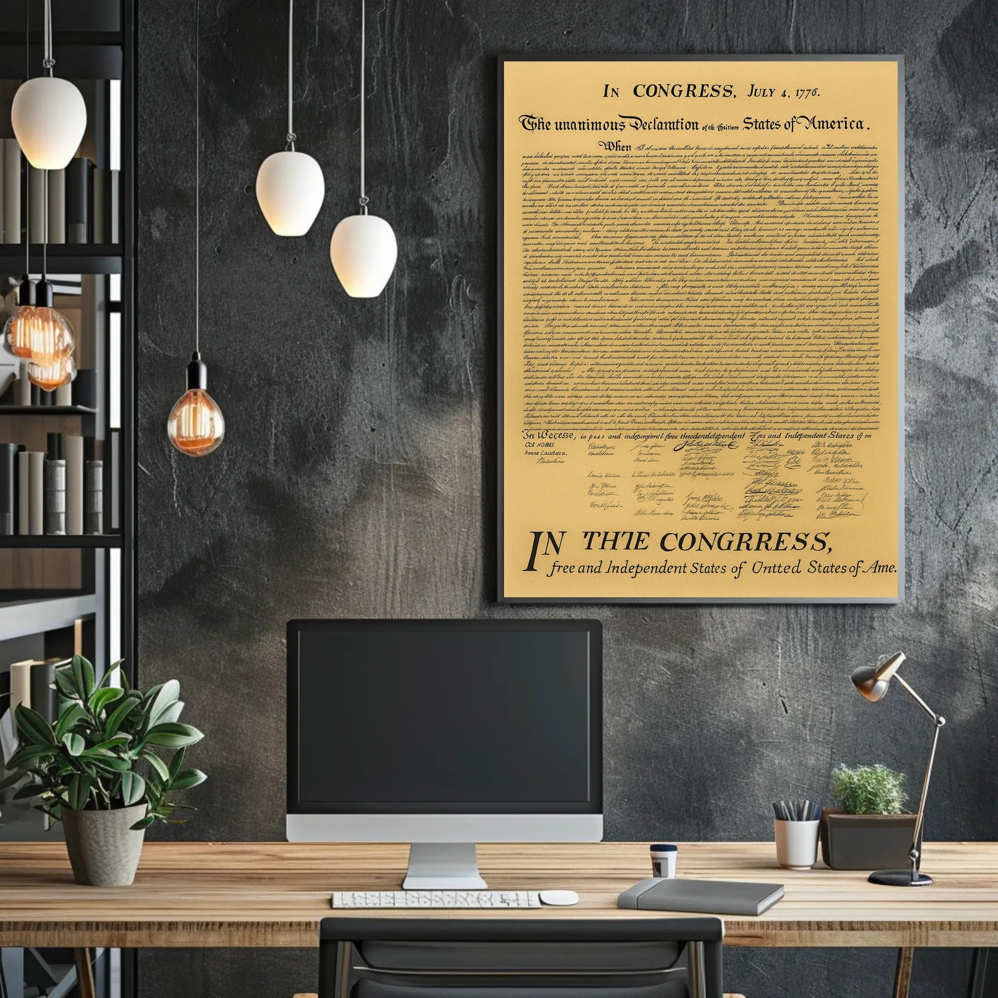 Declaration of Independence Poster PosterGoat
