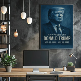 Donald Trump 47th President Poster
