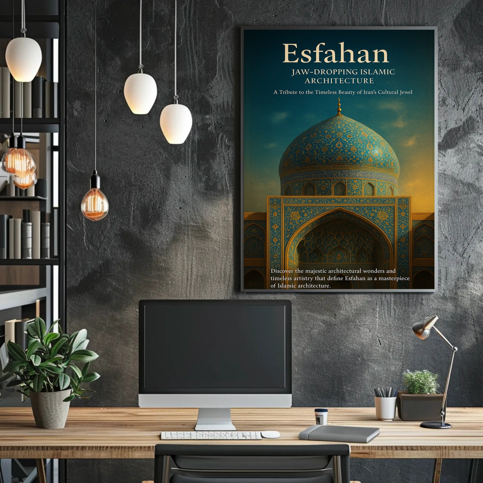 Esfahan – A Tribute to Islamic Architecture Poster PosterGoat