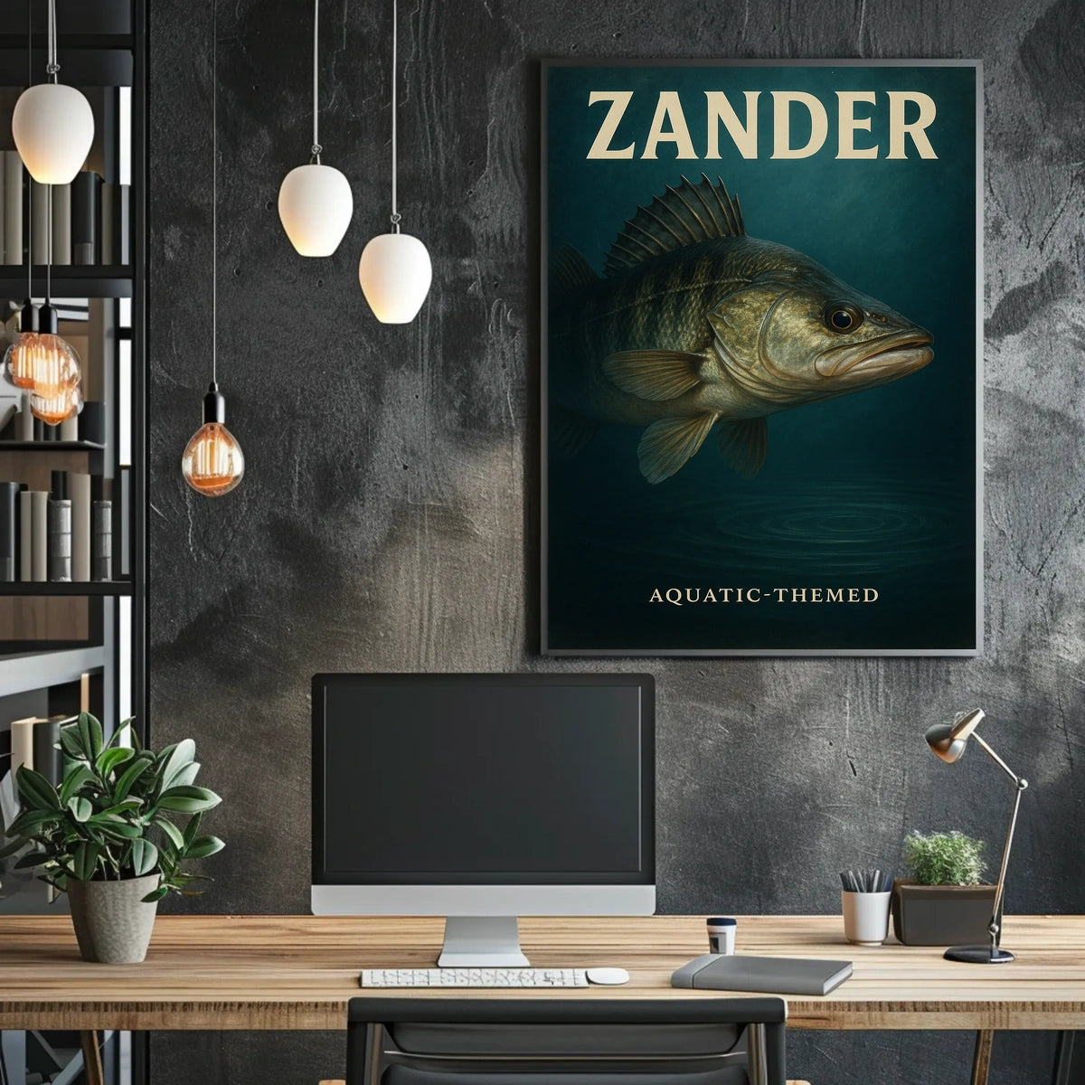 Zander Aquatic-Themed Poster