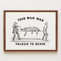 Talked to Death Poster