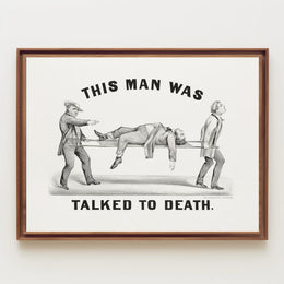 Talked to Death Poster