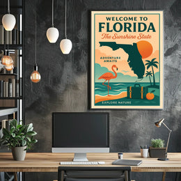 Welcome to Florida Adventure Awaits Poster