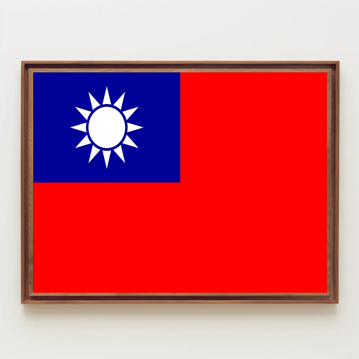 Taiwan (Republic of China) Flag Poster