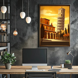 Timeless Pisa Poster