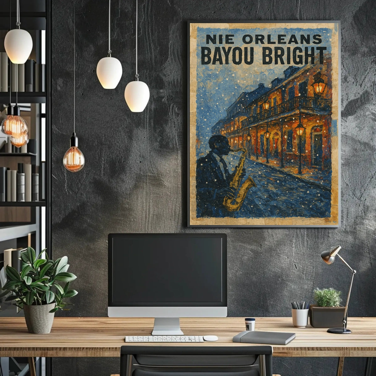New Orleans Bayou Bright Poster