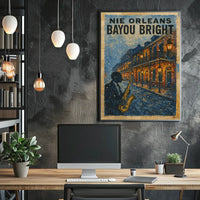 New Orleans Bayou Bright Poster