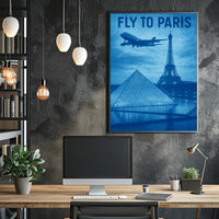 Fly To Paris Poster