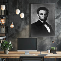 Abraham Lincoln Army Camp Visit Historical Poster PosterGoat