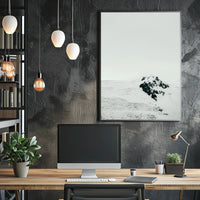 Serene Snow-Covered Mountain National Park Poster