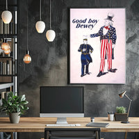 Uncle Sam Navy Vintage Military Recruitment Poster