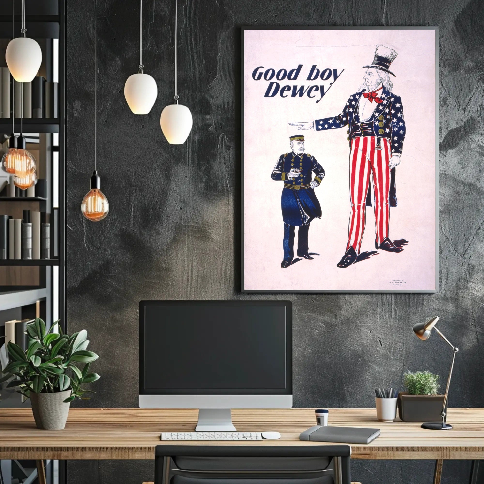 Uncle Sam Navy Vintage Military Recruitment Poster