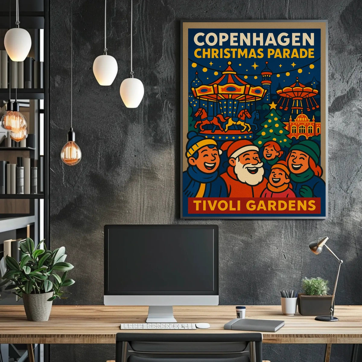 Copenhagen Christmas Parade Poster