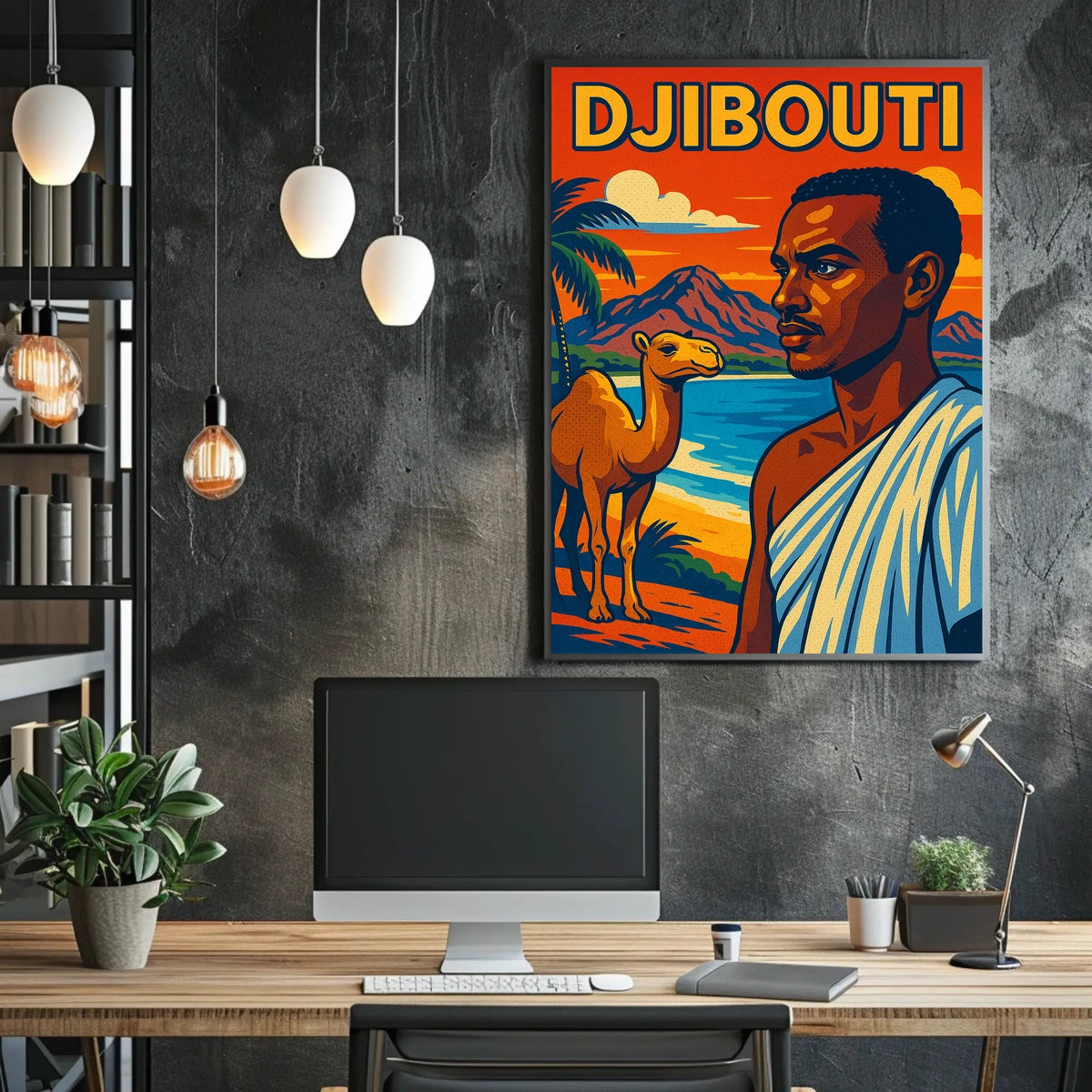 Djibouti Travel Poster