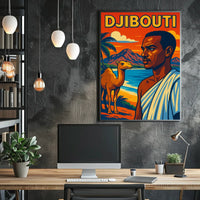 Djibouti Travel Poster