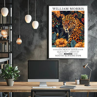 William Morris Exhibition 19th-Century Cotton Prints Artistic Poster