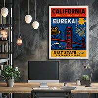 California's Iconic Diversity: Cultural or Heritage Poster
