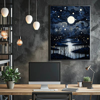 Enchanted Nightscape Poster PosterGoat
