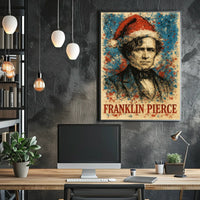 Franklin Pierce 14th President of the United States Christmas SeriesPoster