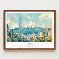 Tokyo Skyline Poster
