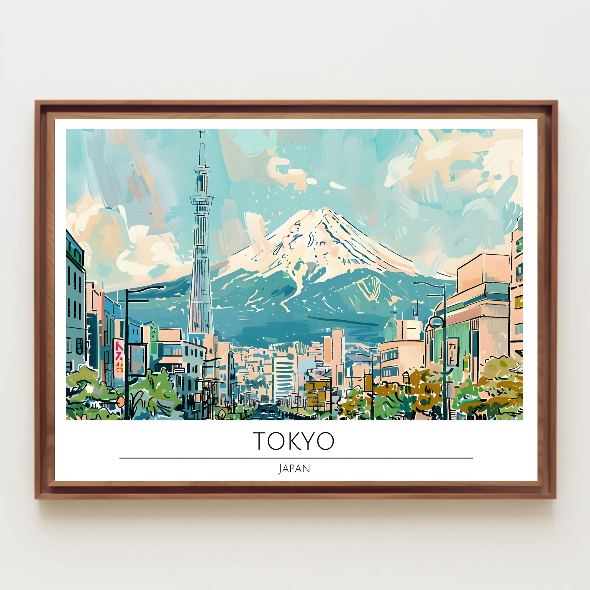 Tokyo Skyline Poster