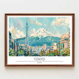 Tokyo Skyline Poster