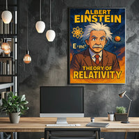 Albert Einstein Theory Of Relativity Poster