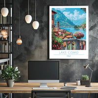 Scenic Lake Como Poster