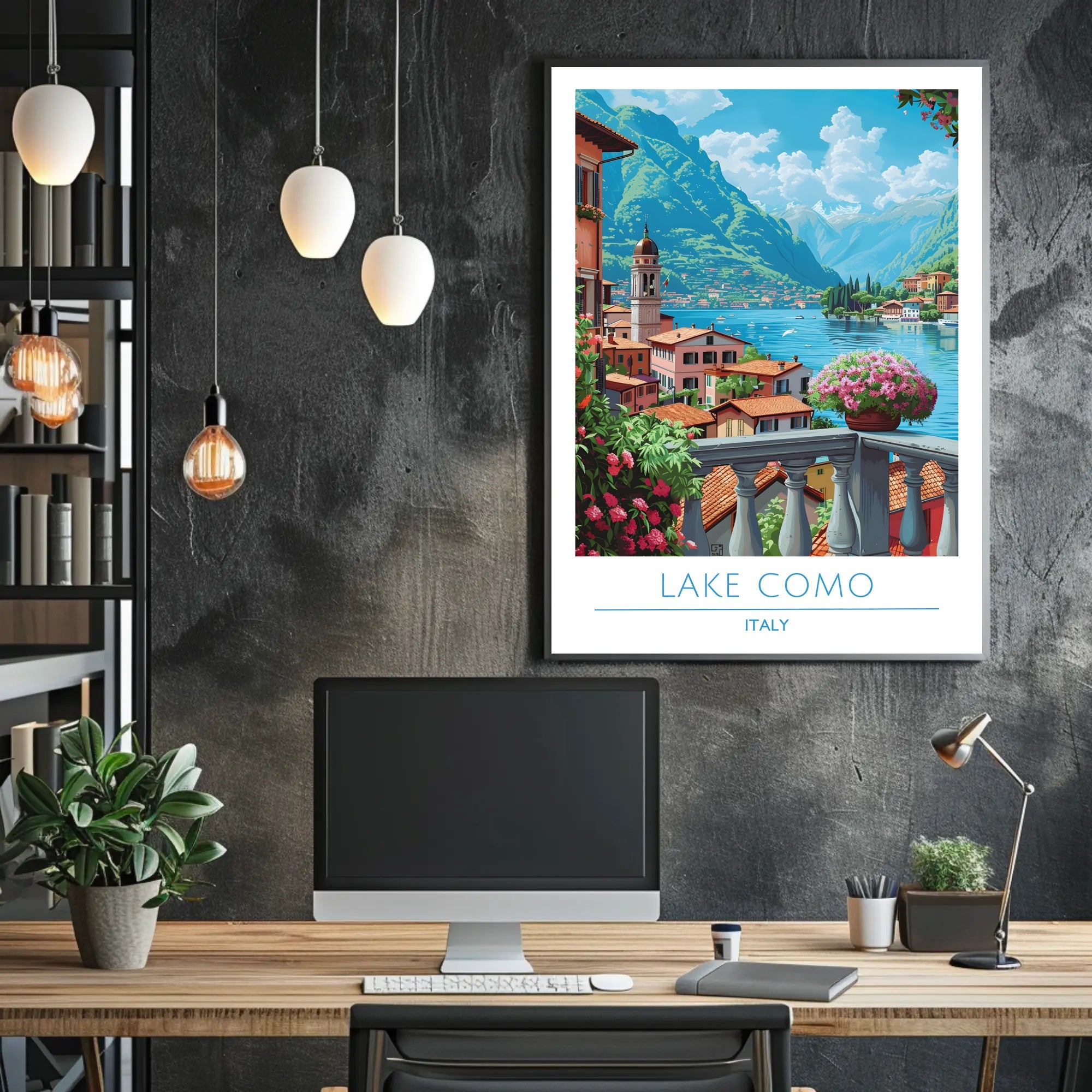 Scenic Lake Como Poster