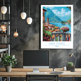 Scenic Lake Como Poster