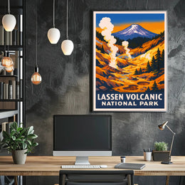 Lassen Volcanic National Park Poster PosterGoat