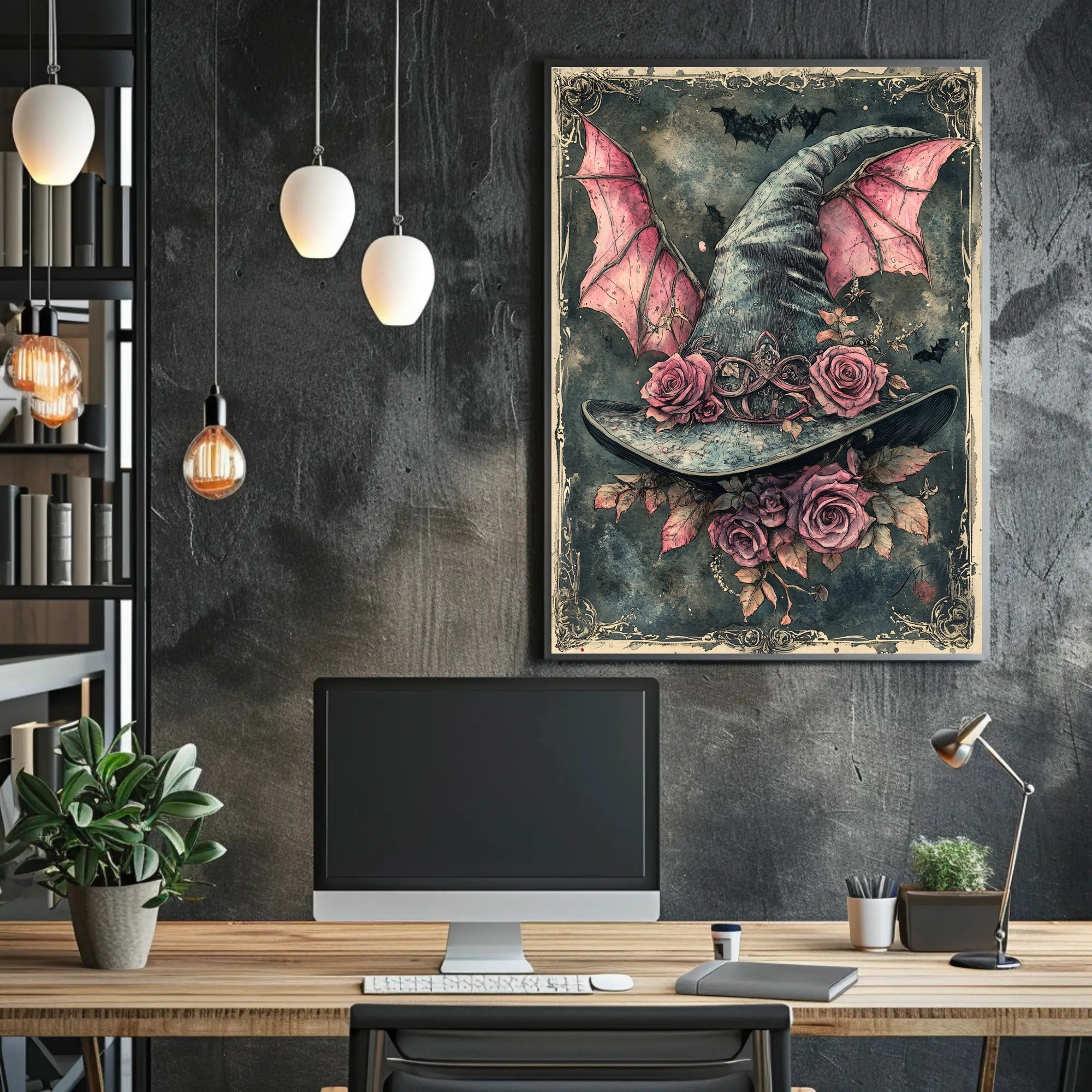 Enchanted WitchS Hat Poster