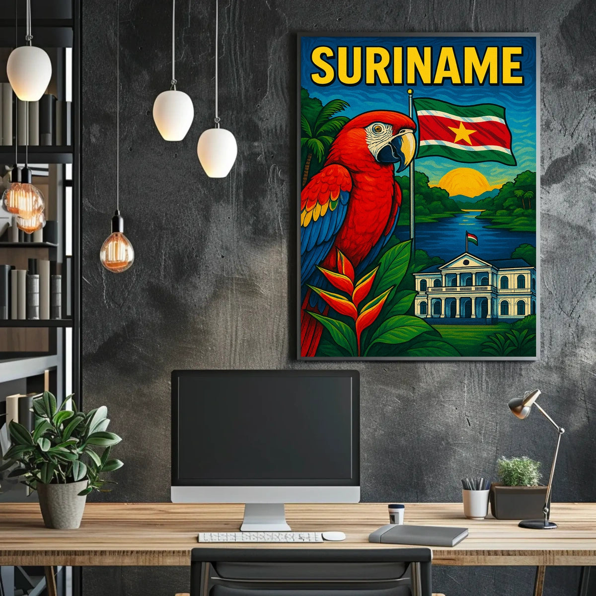 Suriname Tropical Paradise Poster