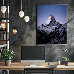 Majestic Mountain Peak Poster