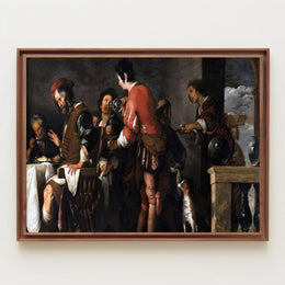 Renaissance Social Gathering Art Poster - Cultural or Heritage Poster