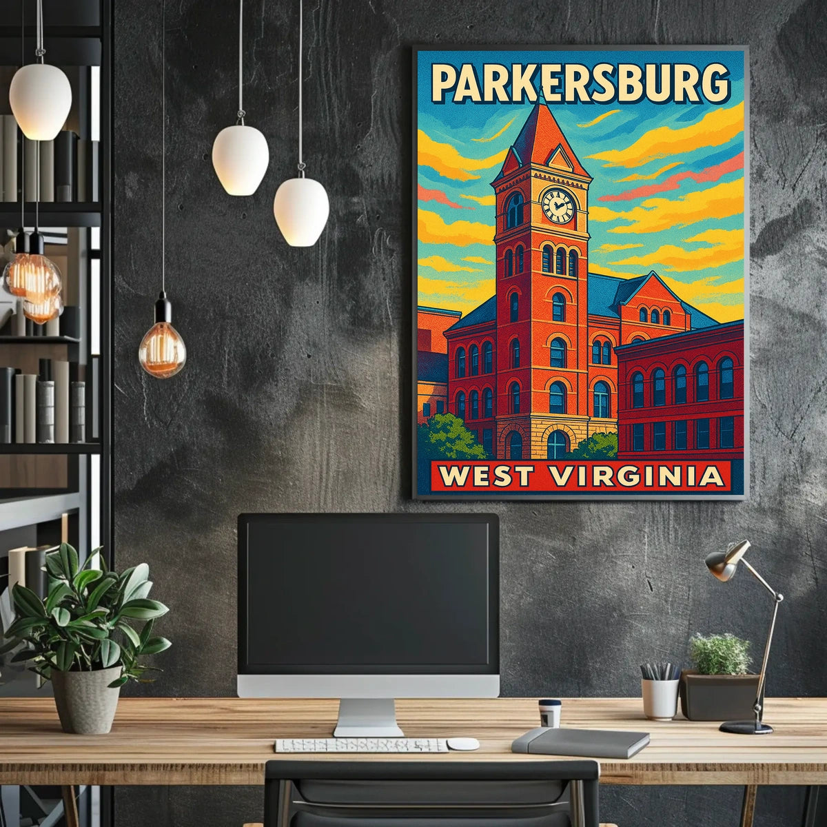 Parkersburg, West Virginia Poster