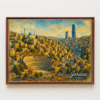 Amman Cityscape Poster