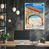 Davos Parsenn Ski Resort Poster PosterGoat